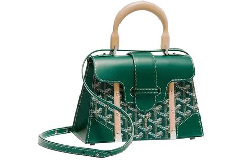 goyard saigon structure mini bag green|goyard saigon tote bag.